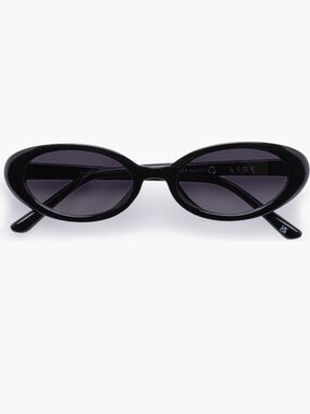 Aire Fornax 53mm Black Oval Sunglasses for Women